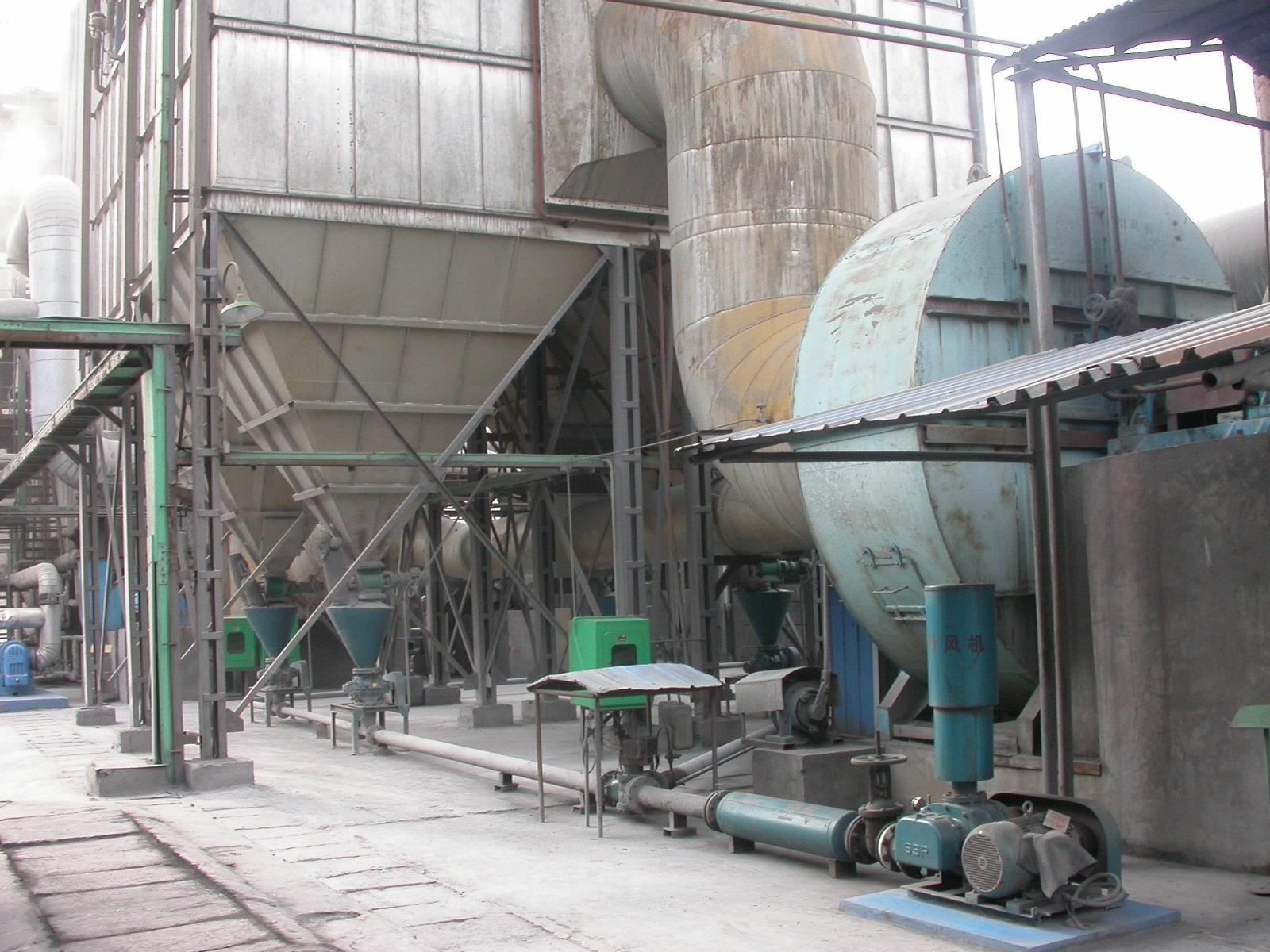 電廠氣力輸送現(xiàn)場
